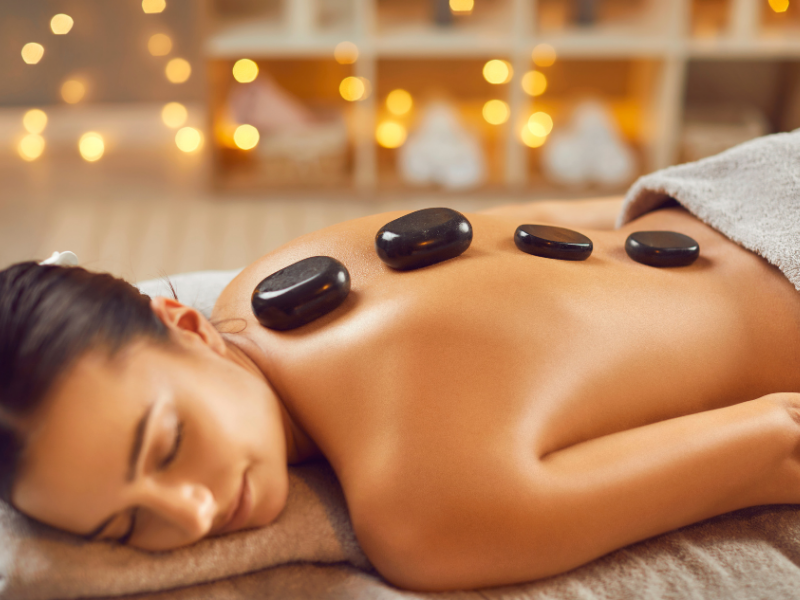 Massage pierres chaudes