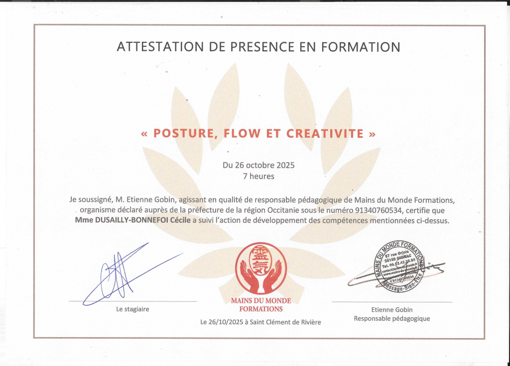 Posture flow et créativité